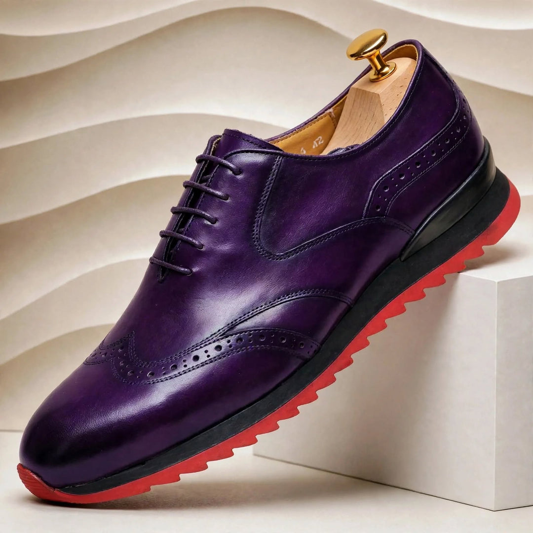 Dravelli Cowhide Leather Sneakers
