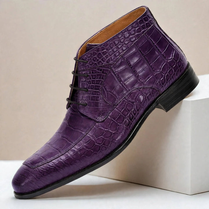 Farentino Cowhide Leather Boots