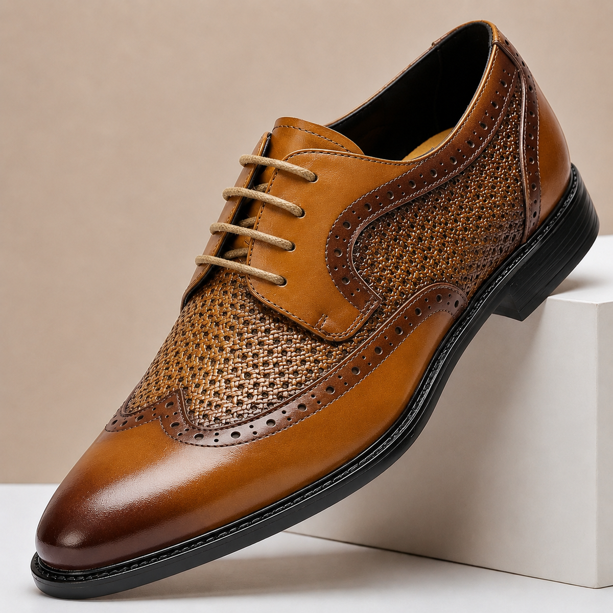 Lucenti Cowhide Leather Shoes