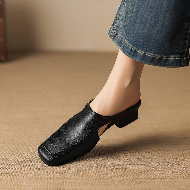 Isla Genuine Leather Mules