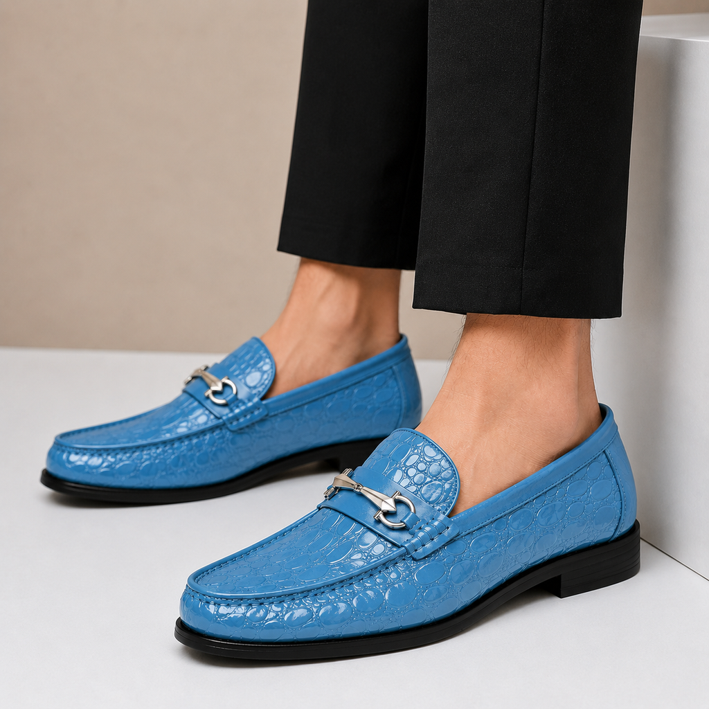 Ferrano Cowhide Leather Loafers