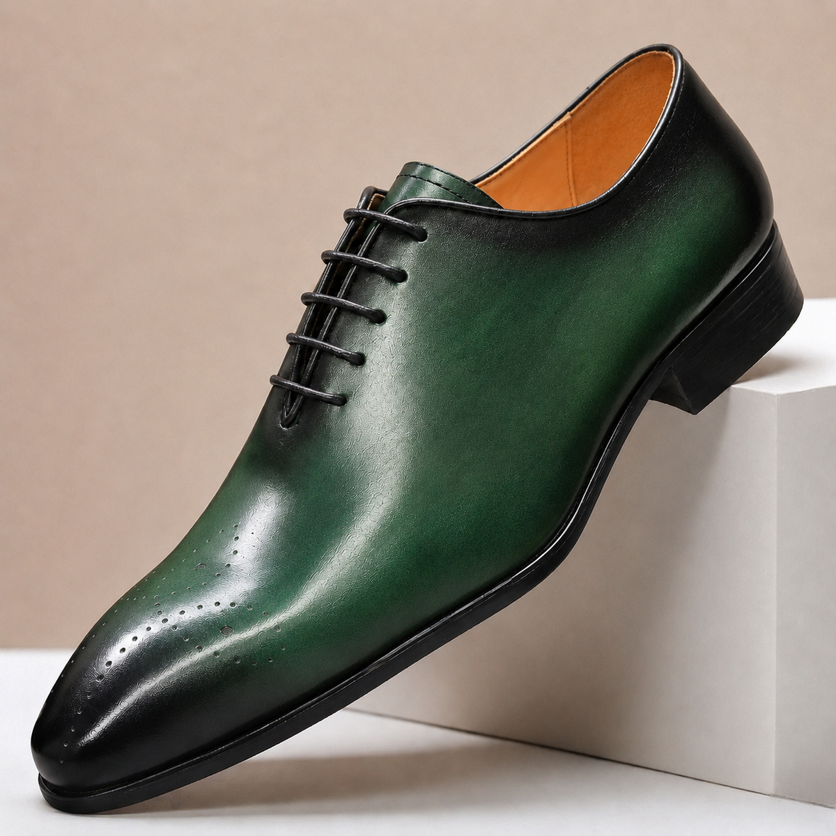 Tavelli Cowhide Leather Shoes
