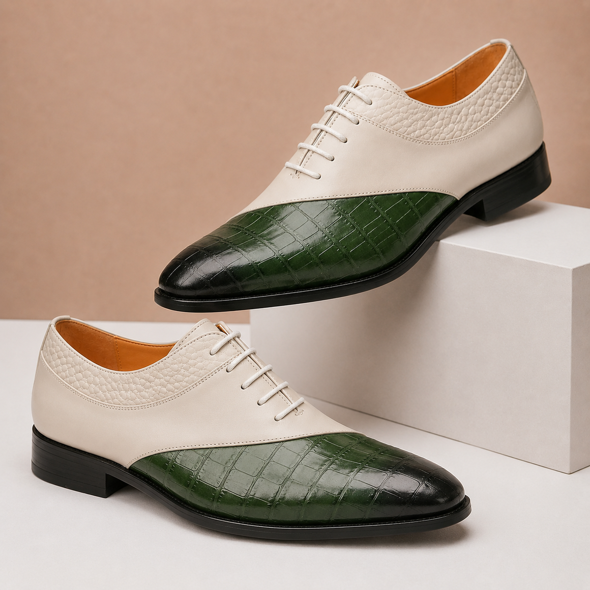 Marcello Cowhide Leather Shoes