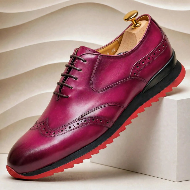 Dravelli Cowhide Leather Sneakers