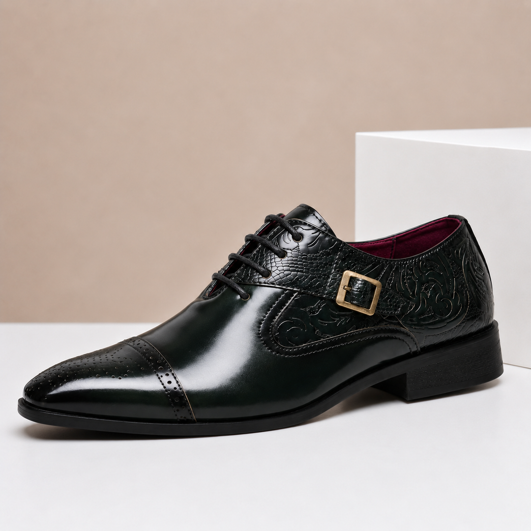 Dovari Cowhide Leather Shoes