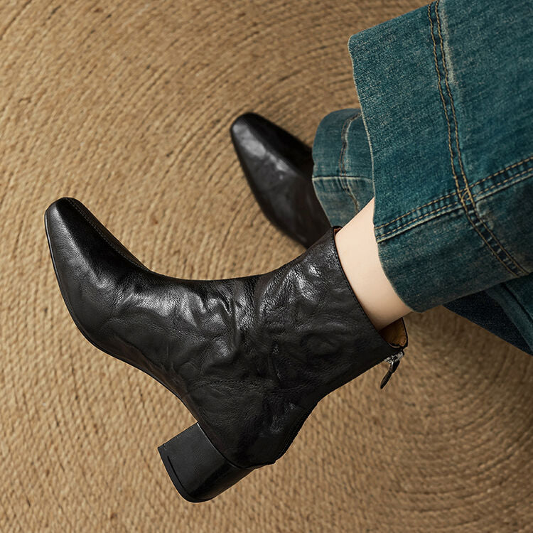 Livia Genuine Leather Boots