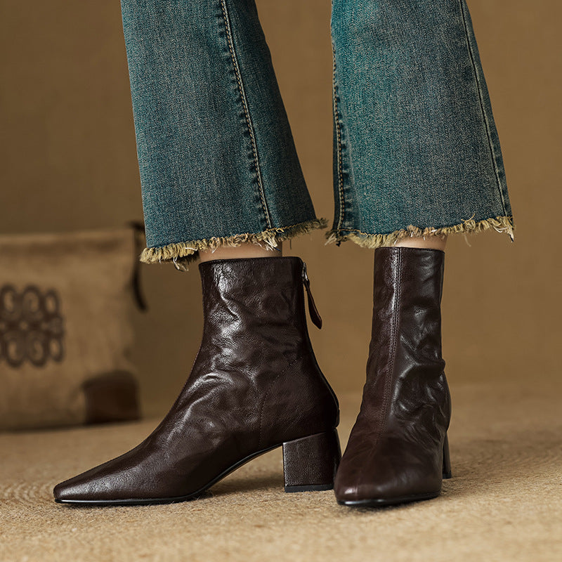Livia Genuine Leather Boots