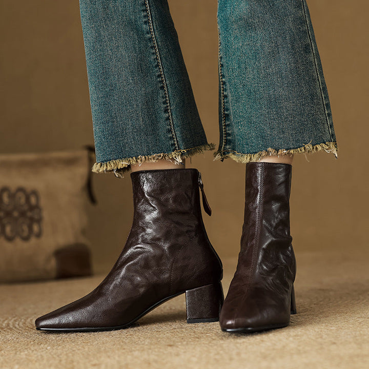 Livia Genuine Leather Boots