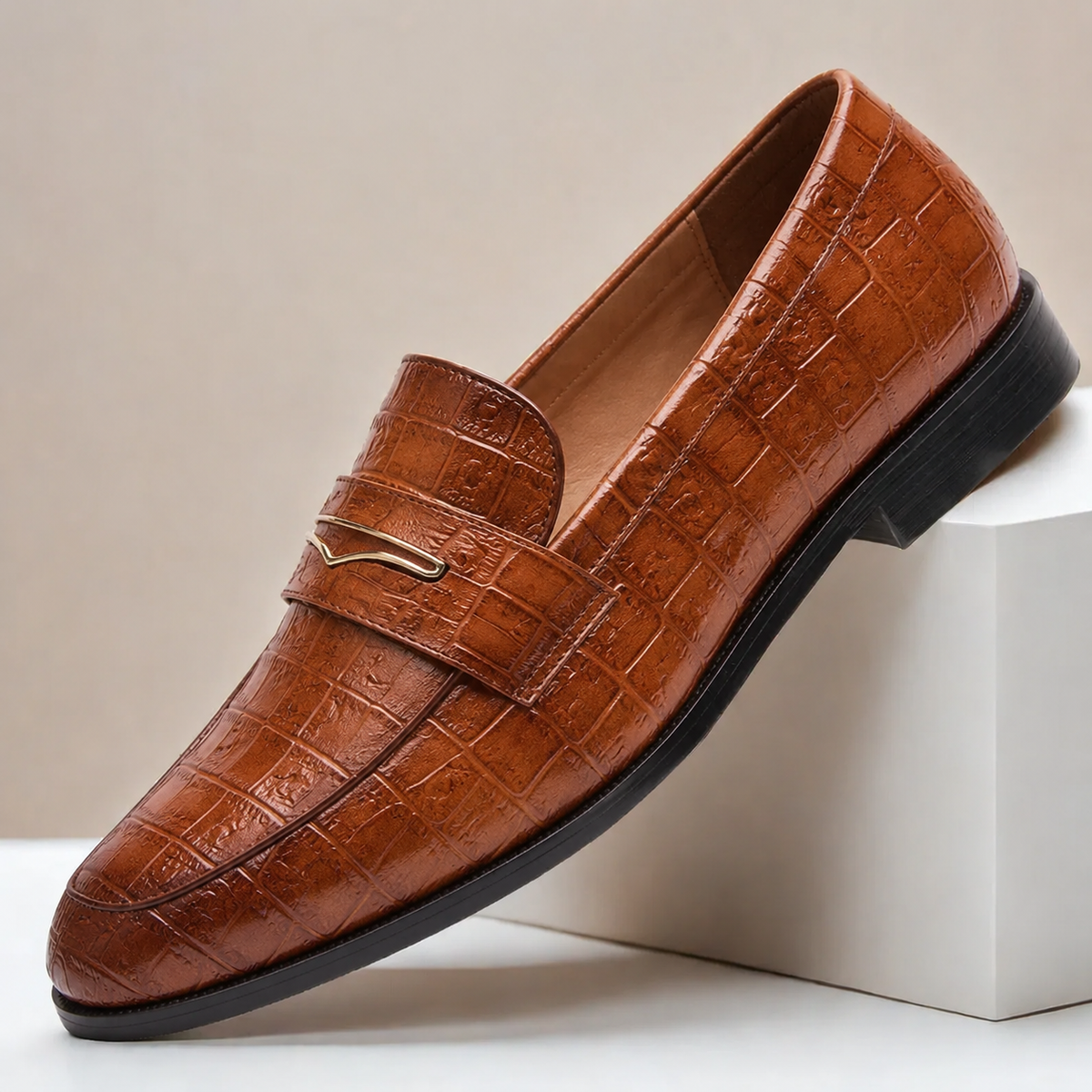 Montari Genuine Leather Loafers