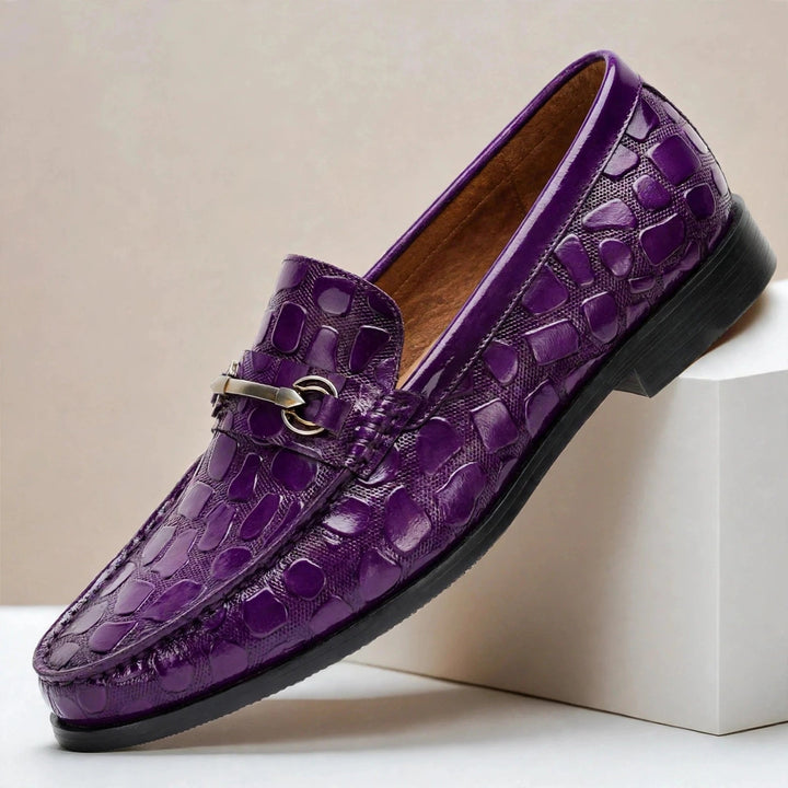 Domerra Cowhide Leather Loafers
