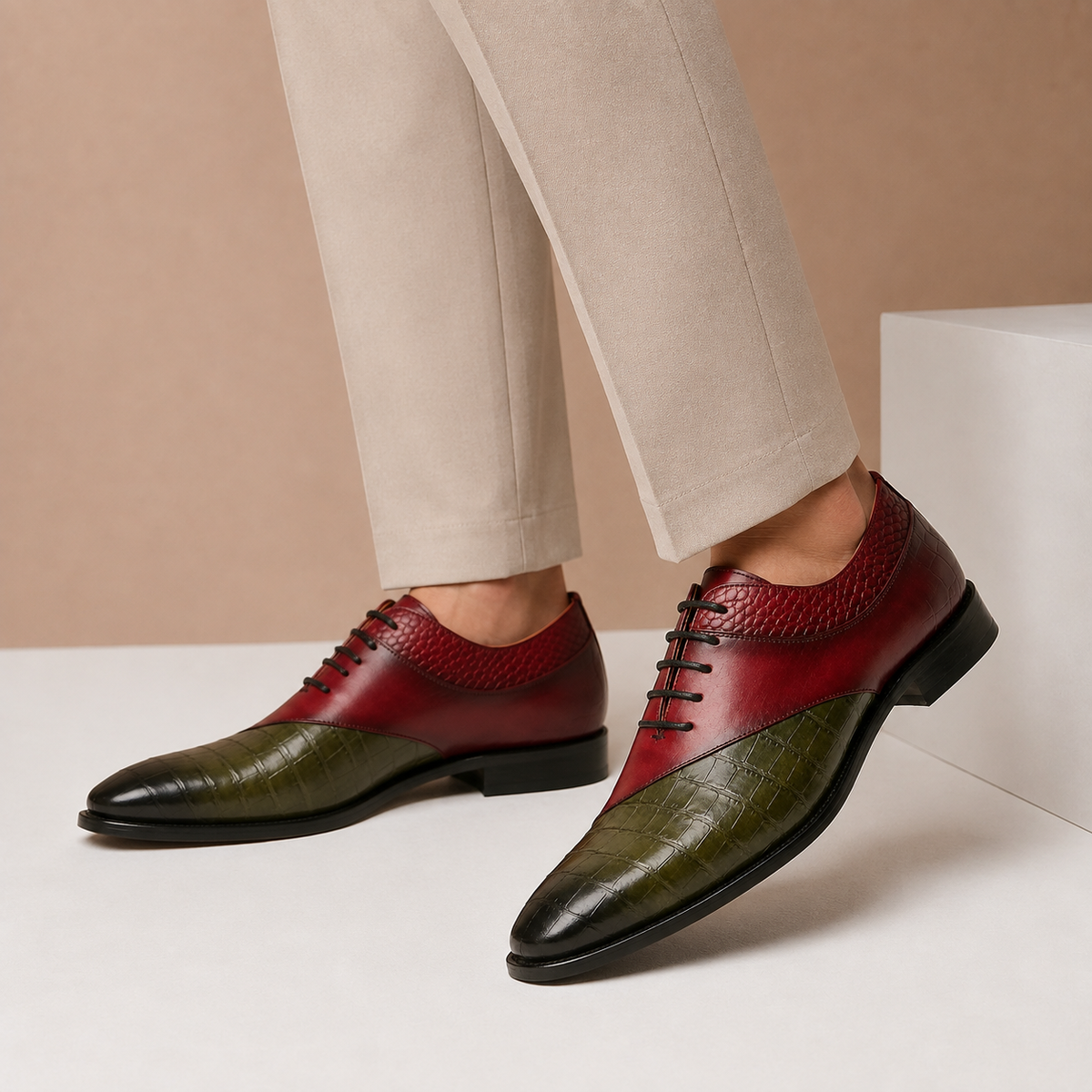 Marcello Cowhide Leather Shoes