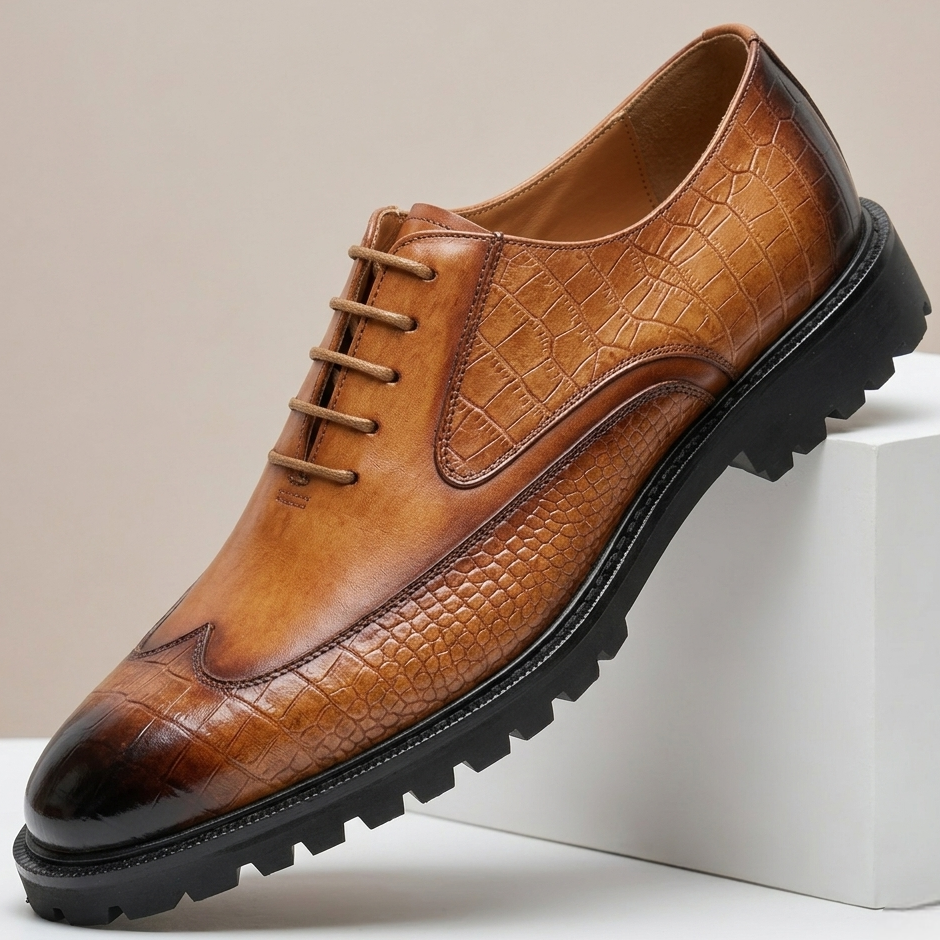 Montelli Cowhide Leather Shoes