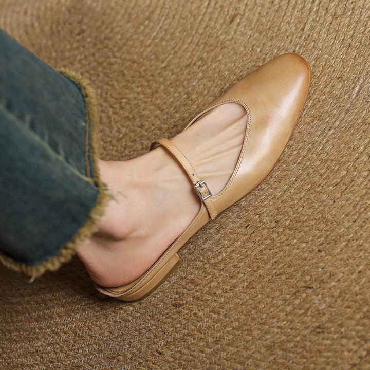 Nina Genuine Leather Mules