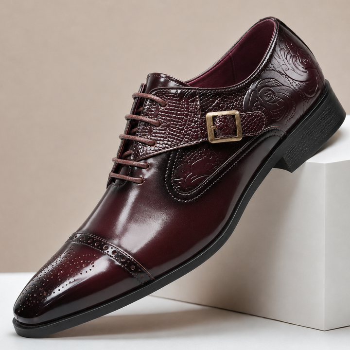Dovari Cowhide Leather Shoes