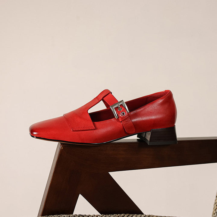 Sofia Genuine Leather Heels