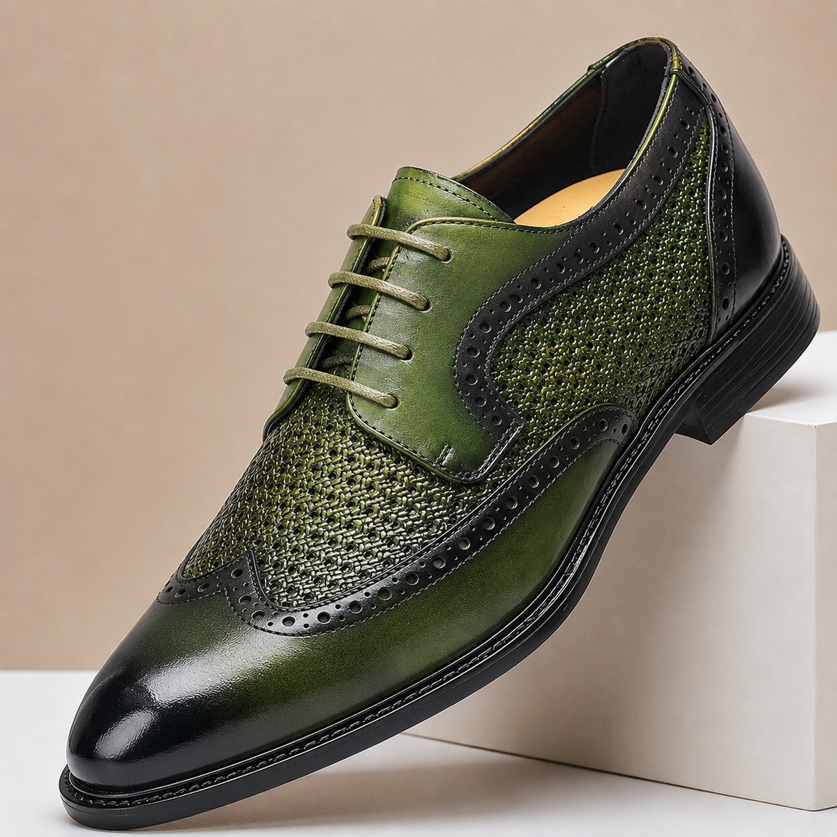 Lucenti Cowhide Leather Shoes