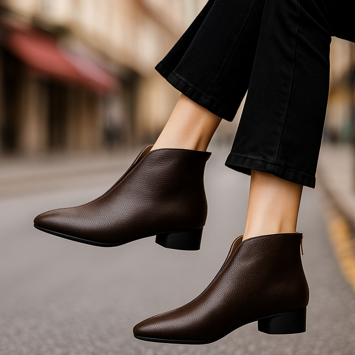 Tavessa Genuine Leather Boots