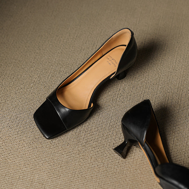 Dalia Genuine Leather Heels