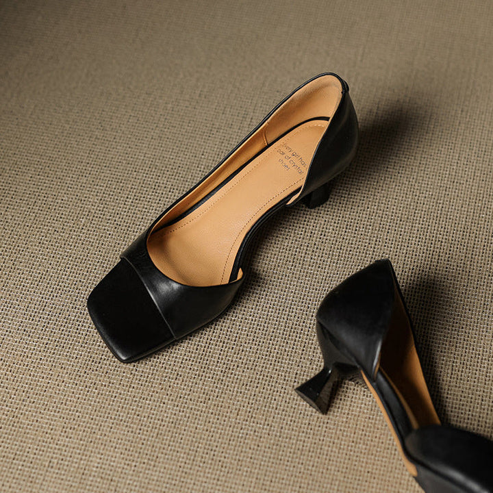 Dalia Genuine Leather Heels