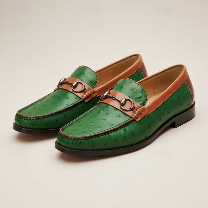 Elvanti Cowhide Leather Loafers