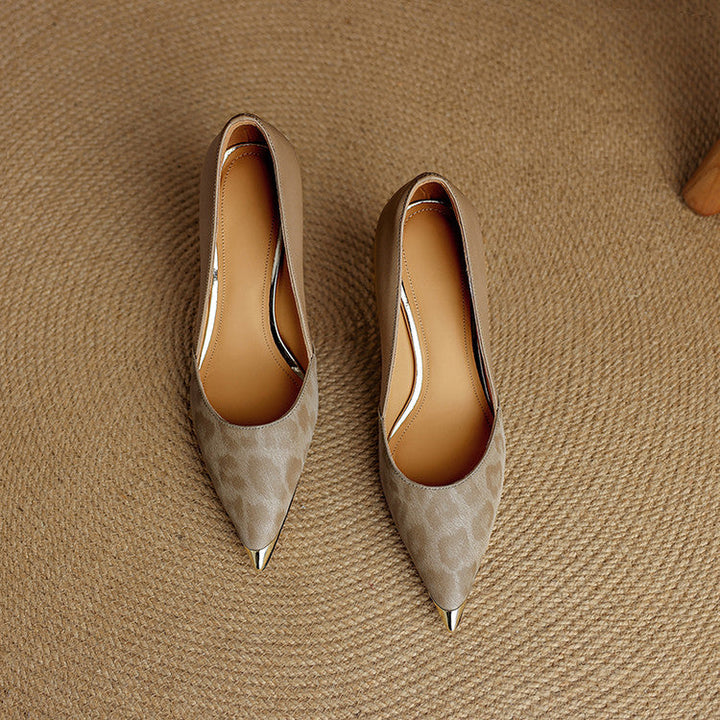 Adria Genuine Leather Heels