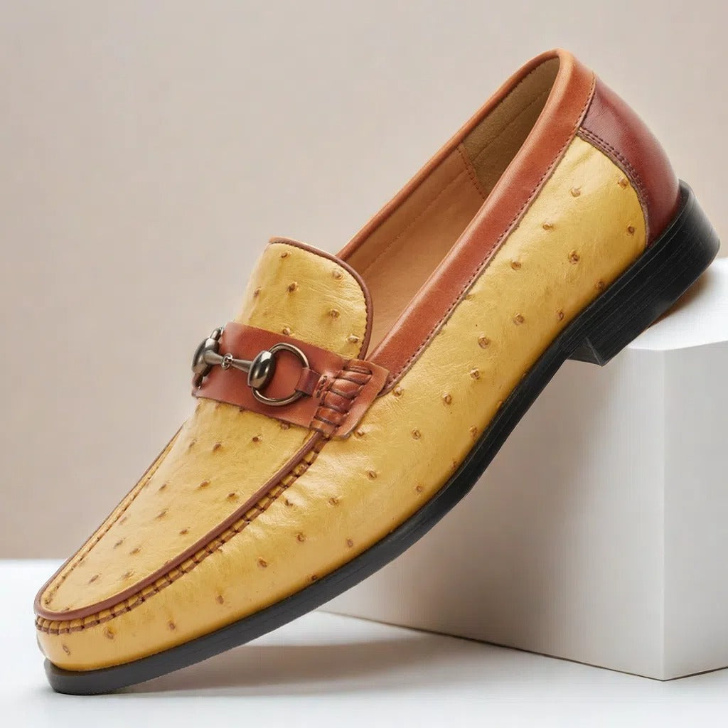 Elvanti Cowhide Leather Loafers