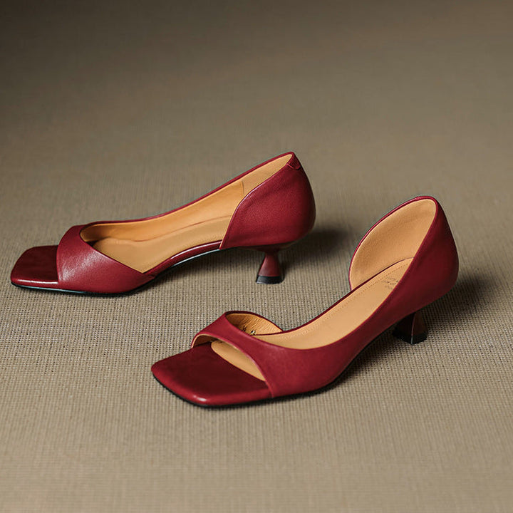 Dalia Genuine Leather Heels