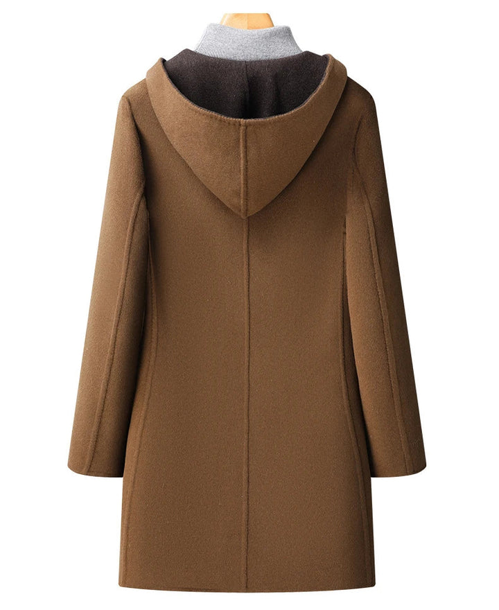 Hugo Wool Hooded Overcoat