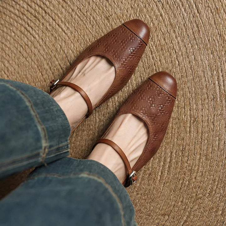 Nora Genuine Leather Mules