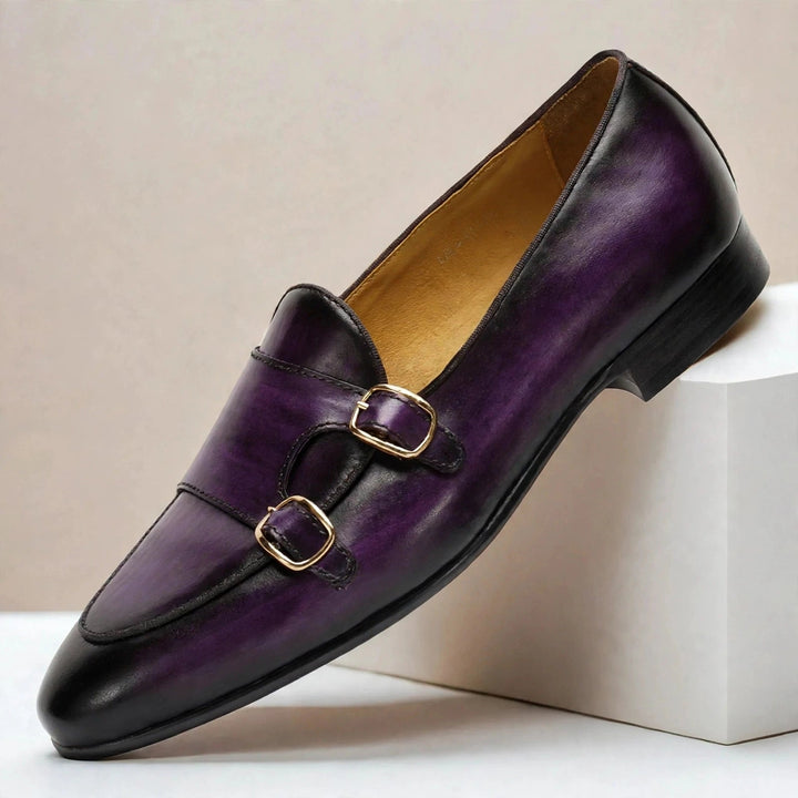 Ardevio Cowhide Leather Loafers