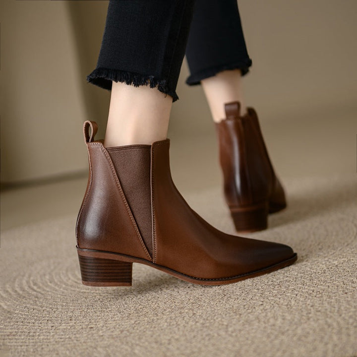 Faye Genuine Leather Boots