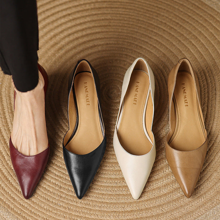 Amara Genuine Leather Heels