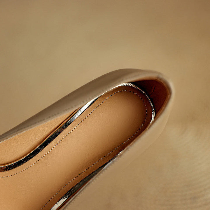 Adria Genuine Leather Heels