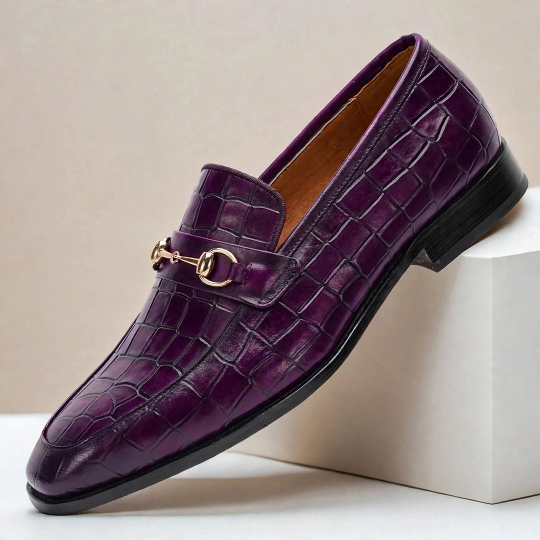Valdieri Cowhide Leather Loafers