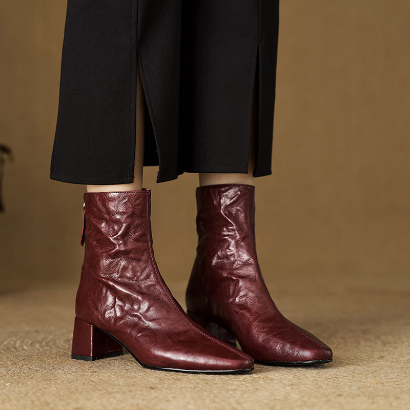 Livia Genuine Leather Boots