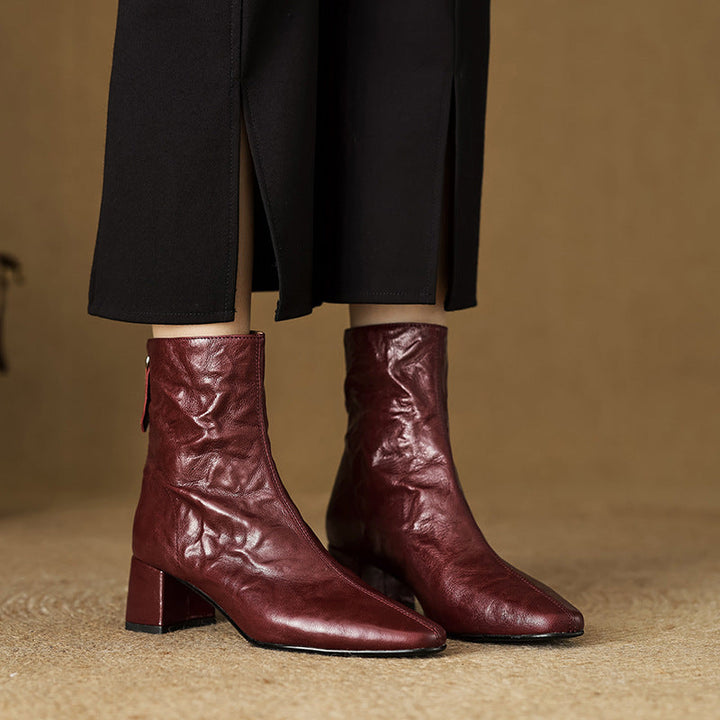 Livia Genuine Leather Boots