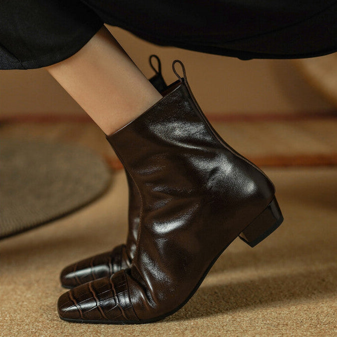 Leona Genuine Leather Boots