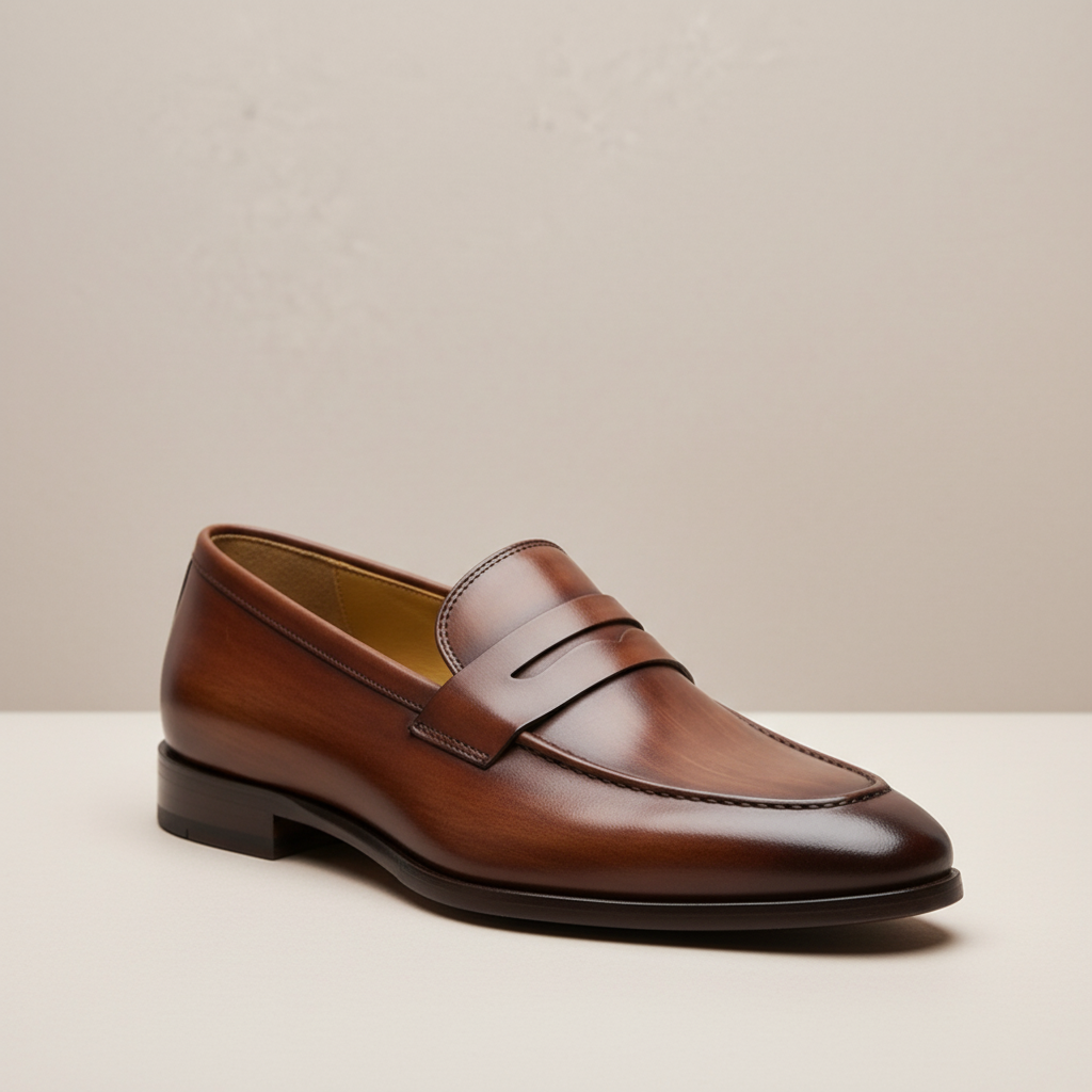 Tavrani Cowhide Leather Loafers