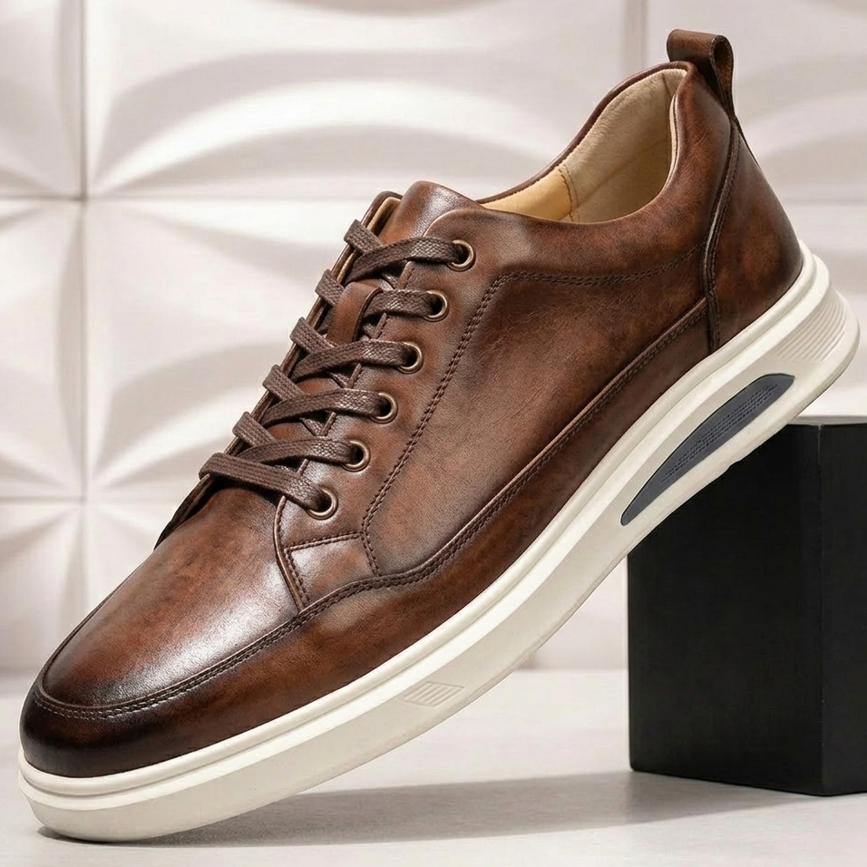 Talla Cowhide Leather Sneakers