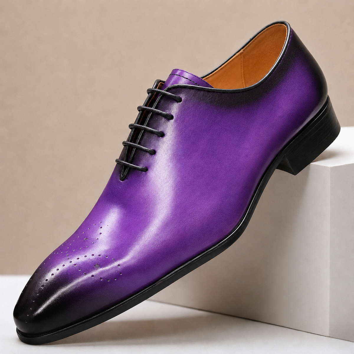 Tavelli Cowhide Leather Shoes