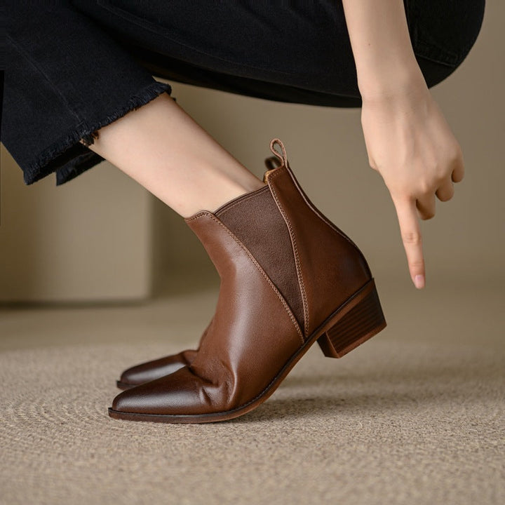 Faye Genuine Leather Boots