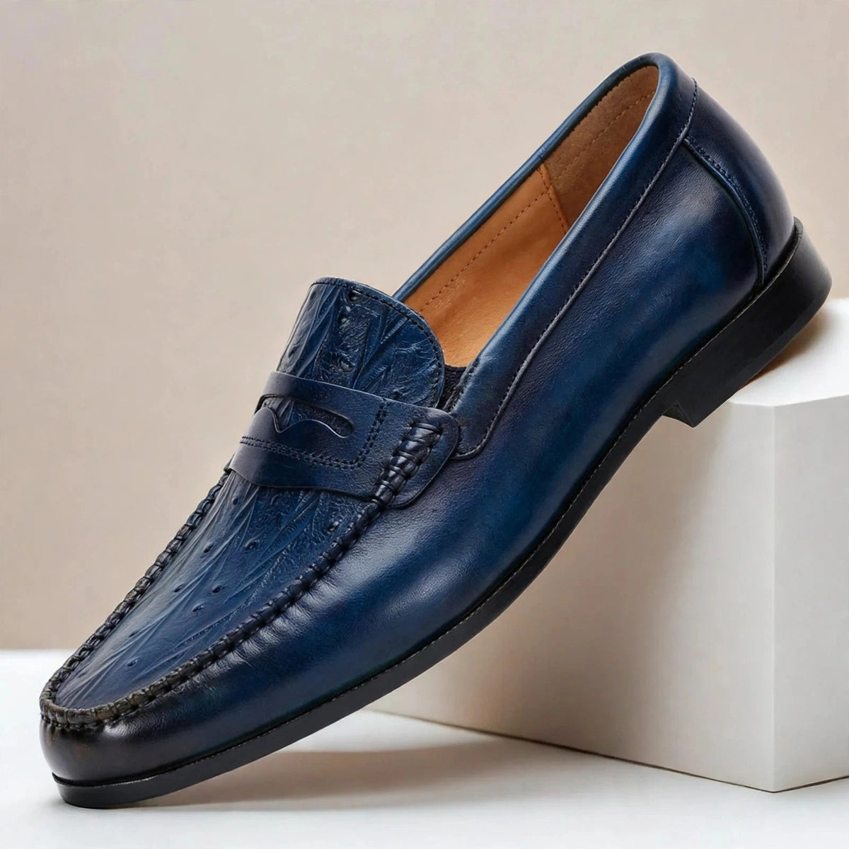 Orvessi Cowhide Leather Loafers