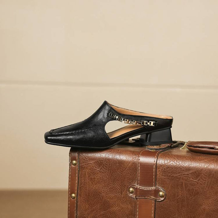 Isla Genuine Leather Mules