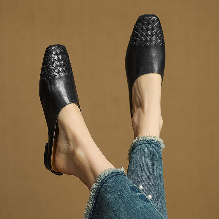 Mira Genuine Leather Mules