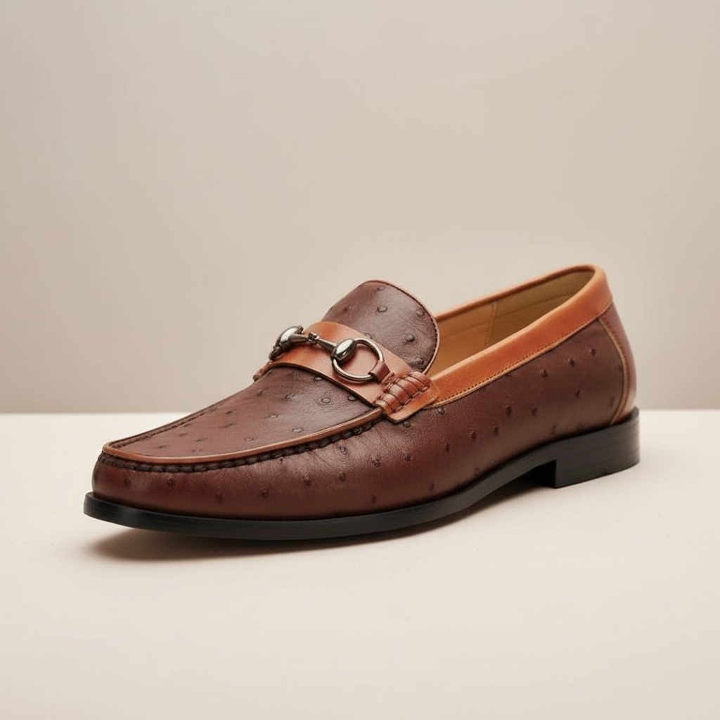 Elvanti Cowhide Leather Loafers