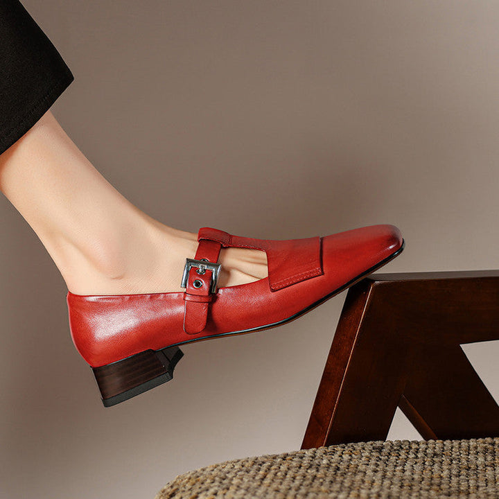 Sofia Genuine Leather Heels