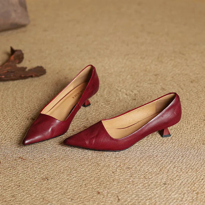 Sienna Genuine Leather Heels