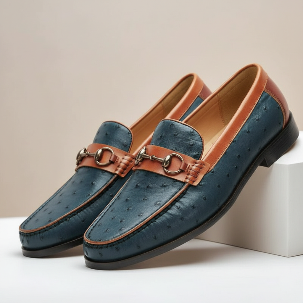 Elvanti Cowhide Leather Loafers