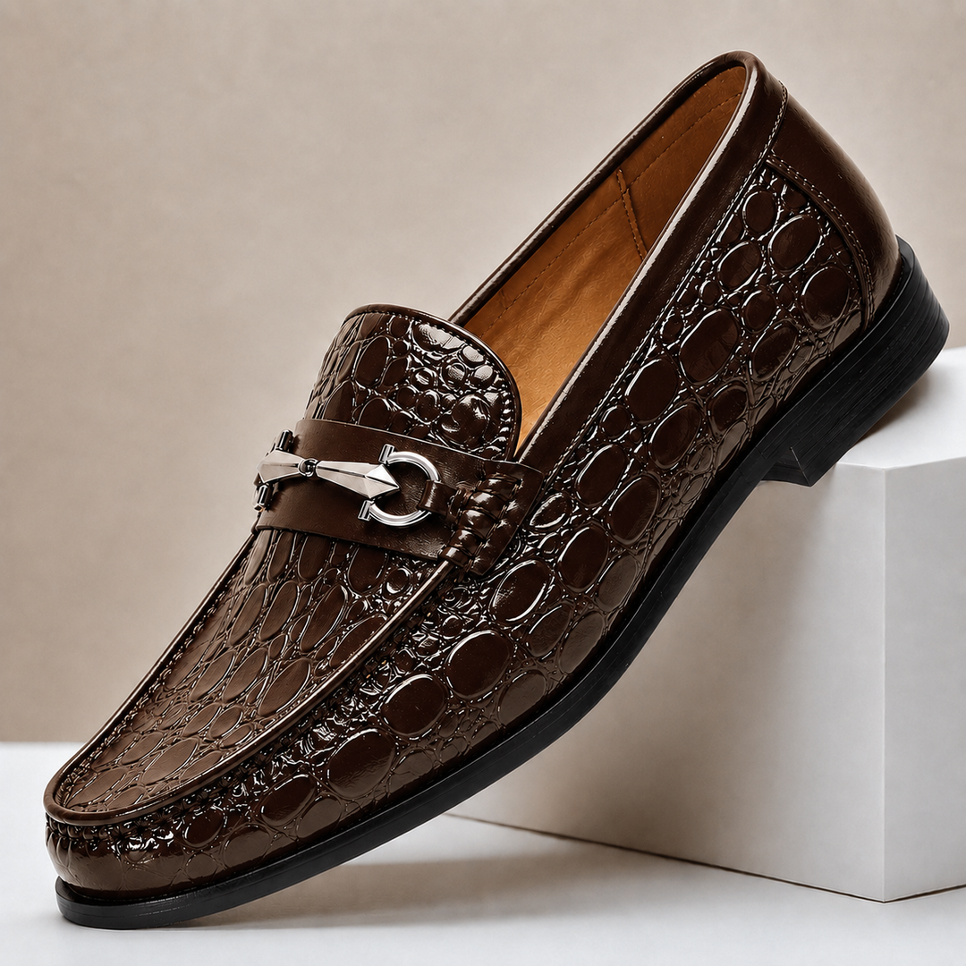 Ferrano Cowhide Leather Loafers