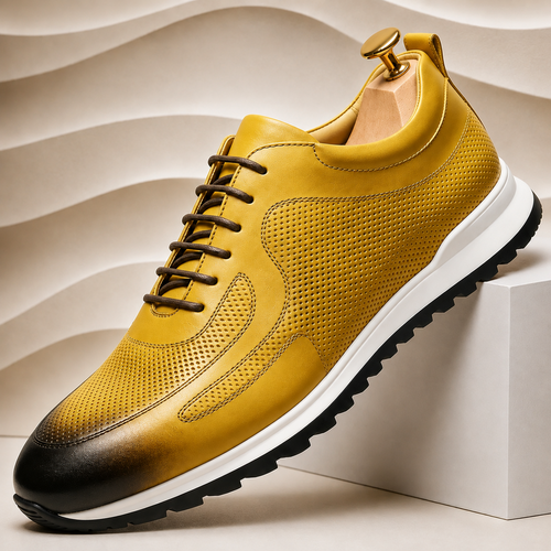 Valente Cowhide Leather Sneakers